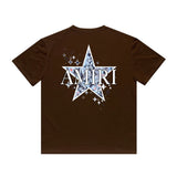 Amiri T Shirt Casual Hip Hop High Street round Neck Short Sleeve T-shirt