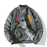 Ape Varsity Jacket Men's Autumn and Winter Stand Collar Jacket