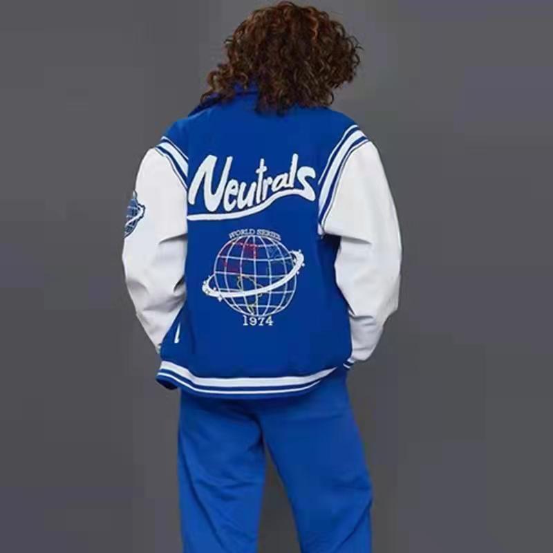 Alaska Varsity Jacket Men's Autumn and Winter Baseball Uniform Sports Jacket Jacket