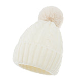 Women Winter Hats Winter Women's Woolen Cap Solid Color Knitted Hat