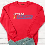 Let'S Go Brandon T Shirt Letter Casual Loose Round Neck Sweater