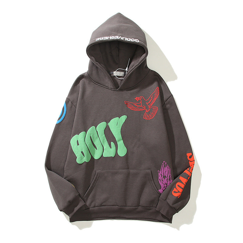 Cpfm Hoodie Smiley Sweater Printed Loose Men's and Women's Hoodies