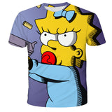 Homer Simpson Shirt Summer Digital Printing Leisure