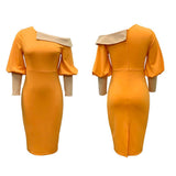 Nina Parker plus Size Dresses Sheath off-the-Shoulder plus Size Dress
