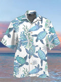 Men Beach T Shirts Men's Short Sleeve Shirt