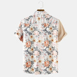 Men Hawaii Shirts Spring/Summer Men's Casual Short-Sleeved Shirt Fashion
