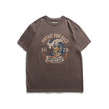 Oversized 90S T Shirt | Vintage Beach Surfing Printed Men's T-shirt