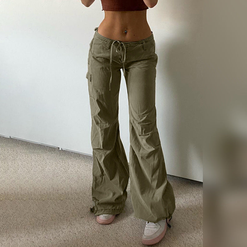 Julia Fox Low Rise Trousers Women's Spring Fashion Casual