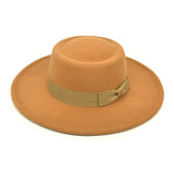 Mens Kentucky Derby Hats Woolen Hat Big Brim Jazz Warm Sun Hat