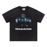 Marilyn Manson T Shirt Marilyn Manson Vintage Heavy Distressed Short Sleeve T-shirt