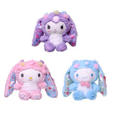 My Melody Plush Japanese Sanrio Series Easter Rabbit Clow M Melody Cinnamon Dog Plush Toy Doll Pendant Kulomi