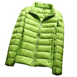 Women Winter Coats Puffer Jacket Down Coat Fall/Winter Lightweight Down Jacket Women's Short Stand Collar Winter Clothing Coat