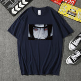 Itachi Uchiha Costume Anime Ninja Itachi Uchiha Xiao Organization Print T-shirt Loose Men's and Women's Tops