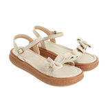 Flat Dress Sandals Summer Bow Buckle Sandals