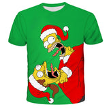 Homer Simpson Shirt Summer Print Short-Sleeved Casual T-shirt