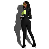 Autumn Jumpsuit Tight Jumpsuit Long Sleeve Pants Casual Multicolor