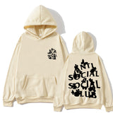 Anti Social Club Hoodie Printed Hoodie Fashion