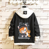 Comic Denim Jacket Men's and Women's Denim Jacket Spring