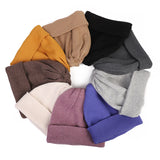 Men Winter Hats Women's Autumn and Winter Hat All-Matching Beanie Hat Thickened Warm Cotton Cap
