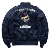 Black Varsity Jacket Racer Jacket Fall/Winter Jacket Stand-up Collar Thick Thermal Quilted Flying Jacket Top