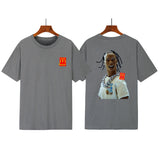 Cactus Jack McDonalds Shirt Rap Print Loose Short Sleeve