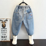 Toddler Boys Pants Children's Spring and Autumn Jeans