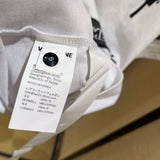 We11 Done T Shirts Letter Logo Graffiti Printing Summer Short Sleeve Men and Women