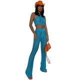 Music Festivals Rave Outfits Girls Tops Summer Women's round Neck Sleeveless Sexy Slim Fit