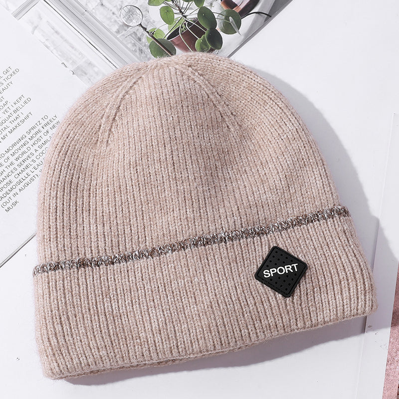 Men Winter Hats Men's Hat Autumn and Winter Solid Color Outdoor Casual Trend