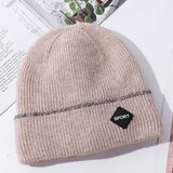 Men Winter Hats Men's Hat Autumn and Winter Solid Color Outdoor Casual Trend