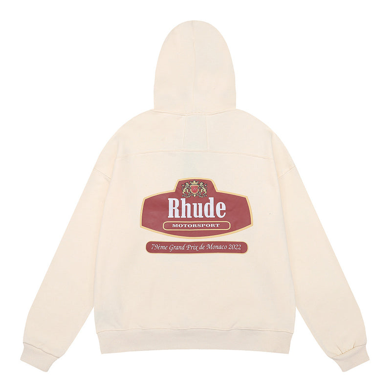Rhude Hoodie Cotton Hoodie Sweater for Men and Women