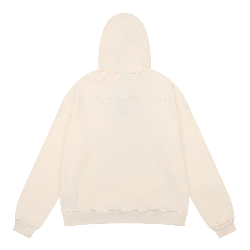 Rhude Hoodie Leopard Printed Cotton Men and Women Couple Hooded Sweater