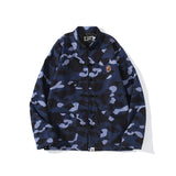 Bape Military Jacket Camouflage Jacket Men'S Casual Jacket