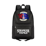Stranger Things Backpack Large Capacity Fashion Canvas Backpack Student Schoolbag