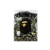 Shark Print Jacket Autumn And Winter Stitching Camouflage Green With Ears Sweater Men'S And Women'S Casual Camouflage Coat