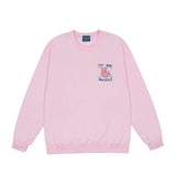 Mens Fall Outfits Men's and Women's Same Couple's Long-Sleeved T-shirt Inner Loose round Neck Sweater