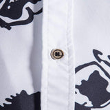 Men's Black and White Shirt Summer