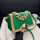 Sling Bags Chain Vertical Pattern Crossbody Fashion Fashion Women's Bag