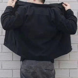 Men Denim Jacket Spring and Autumn Denim Jacket Men Loose Jacket