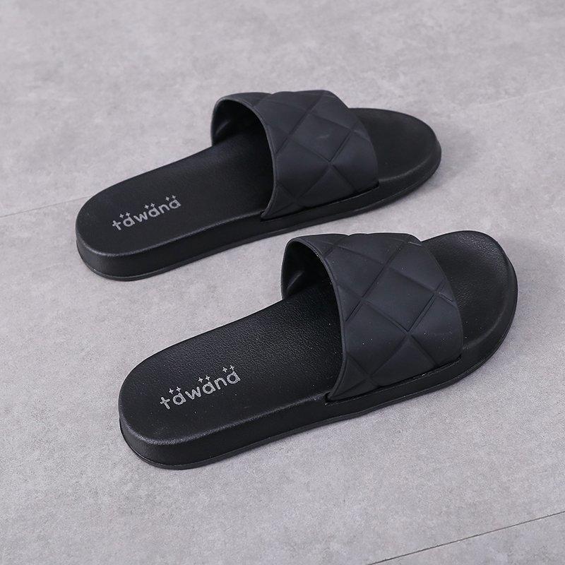 Women Open Toe Sands Flats Summer Large Size Slippers Candy Color Home Slippers
