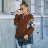 Women Fall Outfits Sweater Women Autumn Long Sleeve Crew Neck Sweater