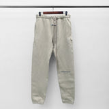 Fog Fear of God Essentials Pant Double Line Letter Reflective Trousers Fleece-Lined High Street Sweatpants