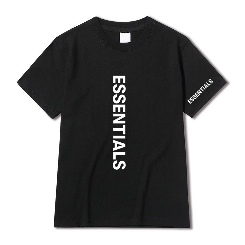 Fog Fear of God T Shirts Summer New Men's All-Cotton Short-Sleeved T-shirt Loose round Neck Print Tops Casual Fashion Men's Clothing Wholesale