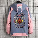 Stranger Things Hellfire Club Hoodie Men's and Women's Long Sleeve Hooded Jacket Casual Jacket