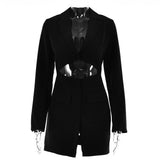 Maddy Euphoria Outfits Dress Female Sexy Hot Girl Long Sleeve Short Dress