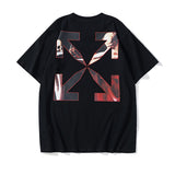 Short Sleeve Men's and Women's Loose Couple Outfit T-shirt Summer Ow Half Sleeve t shirt