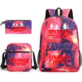 Stranger Things Hellfire Club Backpack Stranger Things Backpack Three-Piece Set