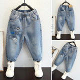 Toddler Boys Pants Boy's Denim Pants Spring and Autumn Casual