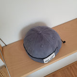 Beanies Patch Personalized Drawstring Brimless Melon Skin Hat