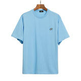 We11 Done T Shirts We11done Engraved Letters Solid Color Loose